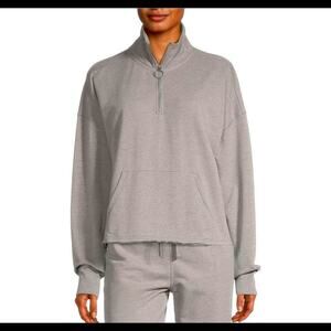 FLIRTITUDE ACTIVE gray SWEATSHIRT TOP size SM & XS